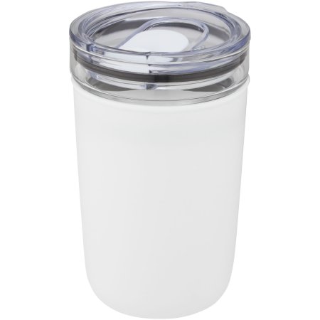 Gobelet en verre Bello de 420 ml avec paroi extérieure en plastique recyclé