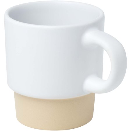 Olympia 130 ml stackable expresso cup with clay bottom